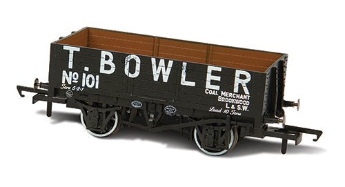 Oxford Rail OR76MW5001 OO T Bowler London No101 5 Plank Mineral Wagon