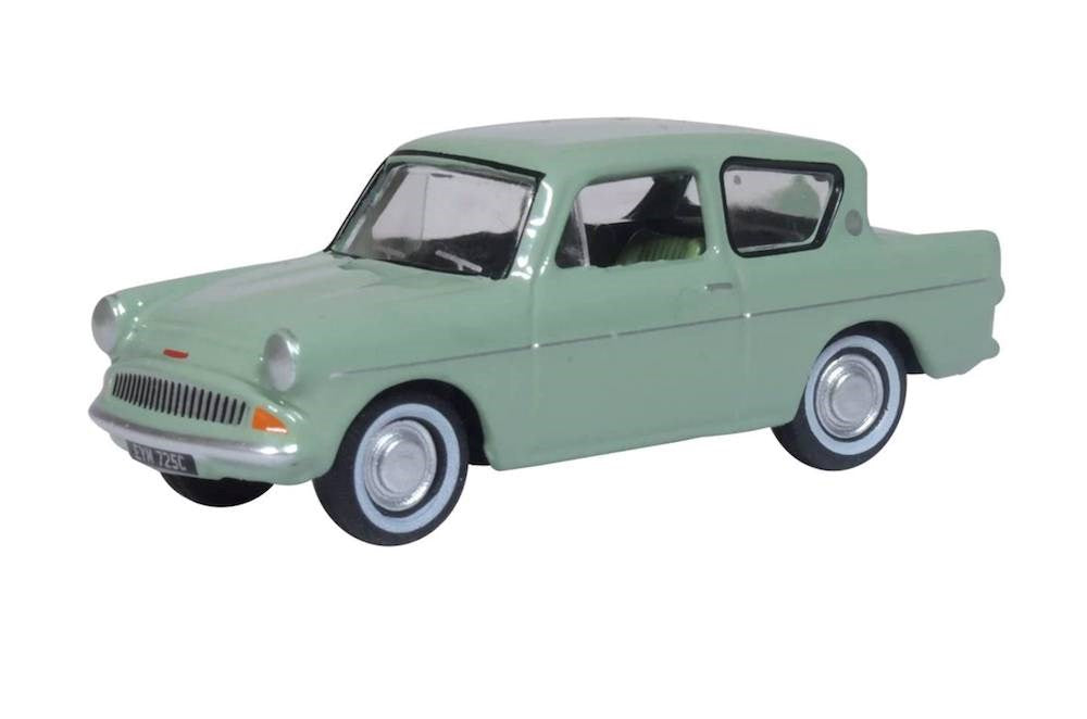 Oxford 76105010 1:76 Ford Anglia - Spruce Green