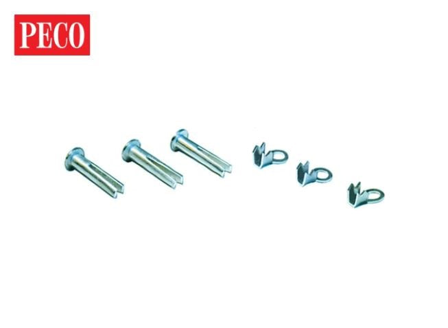 Peco PL-18 Stud and Tag Washers for Turnout Motor operation