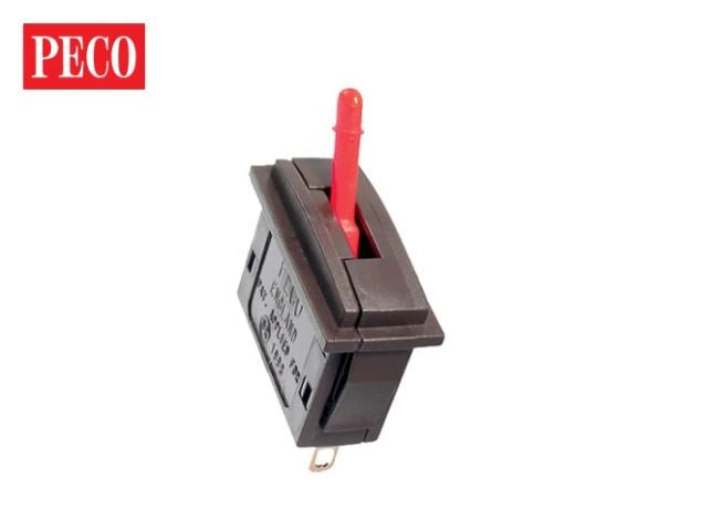 Peco PL-26R Passing Contact Switch - Red Lever