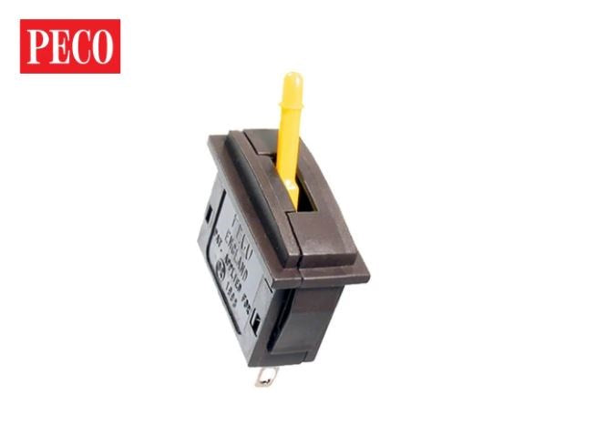 Peco PL-26Y Passing Contact Switch - Yellow Lever
