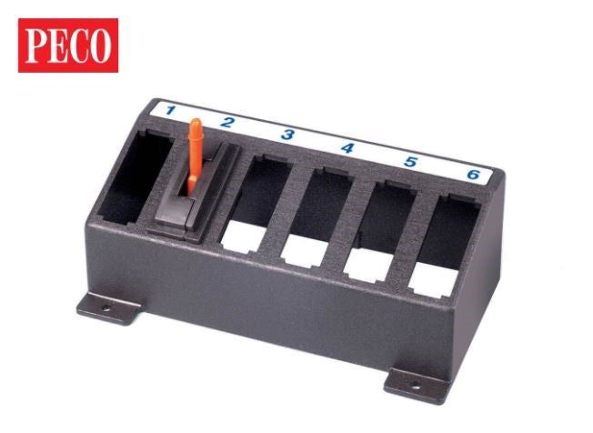 Peco PL-27 6 Slot Switch Console (for PL-26 series)