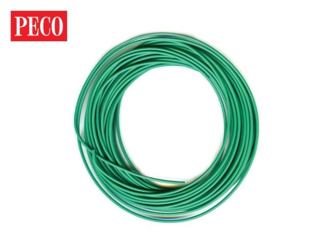 Peco PL-38G 7m Connecting Wire (3amp) Green
