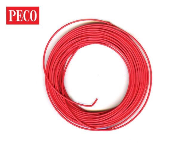 Peco PL-38R 7m Connecting Wire (3amp) - Red