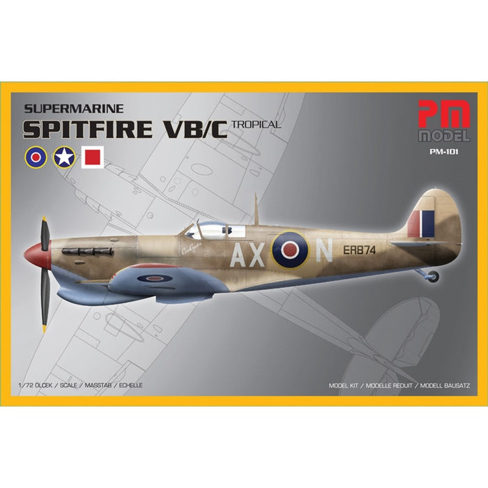 PM Model 101 1:72 Supermarine Spitfire VB/VC Tropical