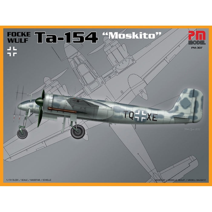 PM Model 307 1:72 Focke Wulf Ta-154 Moskito