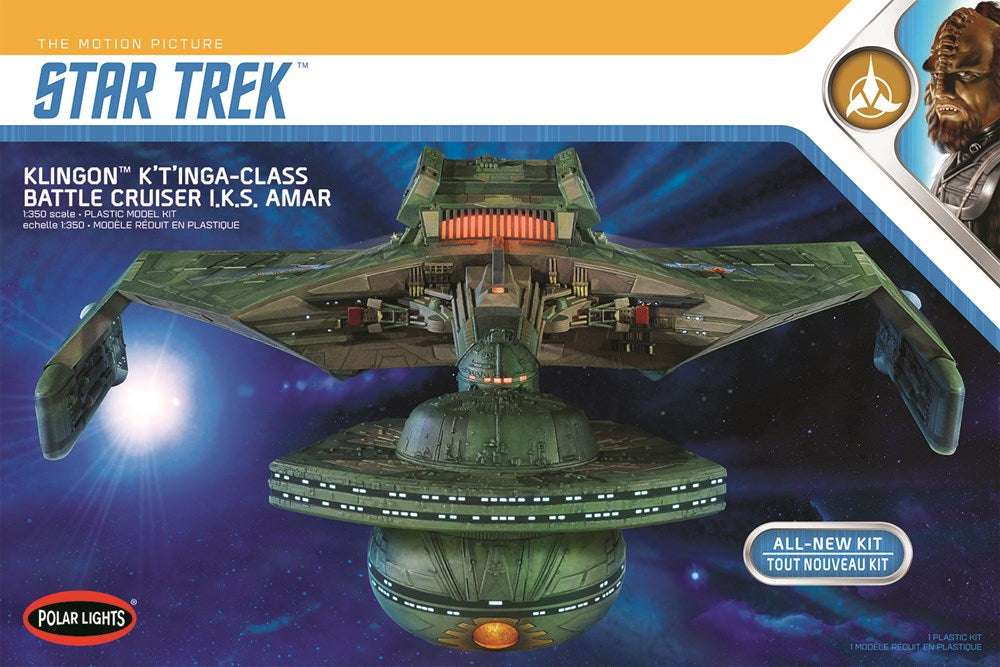 Polar Lights 950 1:350 Star Trek Klingon K'Tinga-Class Battle Cruiser I.K.S. Amar