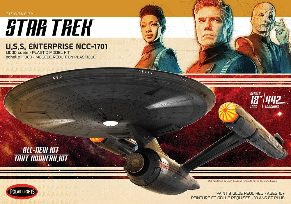 Polar Lights 973 1:1000 Star Trek Discovery U.S.S. Enterprise NCC-1701