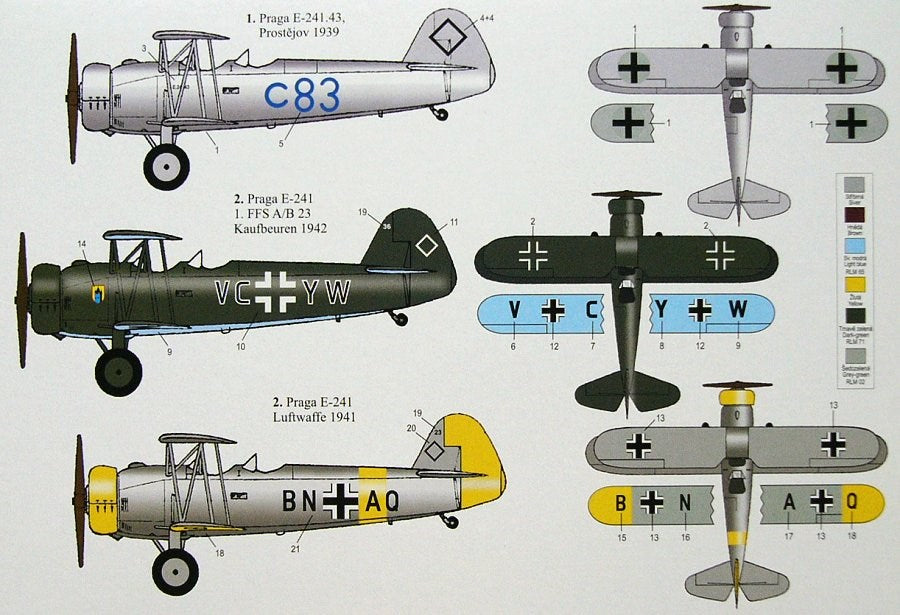 RS Models 92047 1:72 Praga E-241 Luftwaffe (1939-1942)