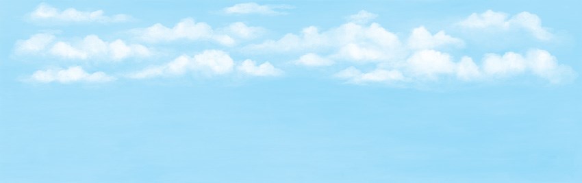 Peco SK-19 Sky With Clouds Backscene (Large 228 x 737mm)