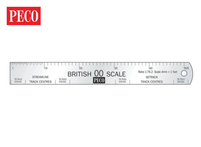 Peco SL-20 OO Scale Rule