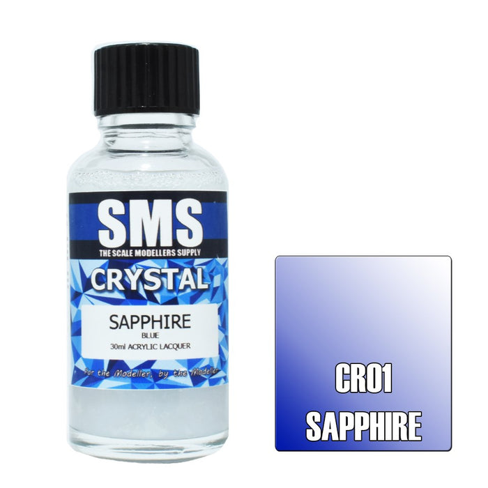 SMS CR01 Crystal SAPPHIRE (Blue) 30ml