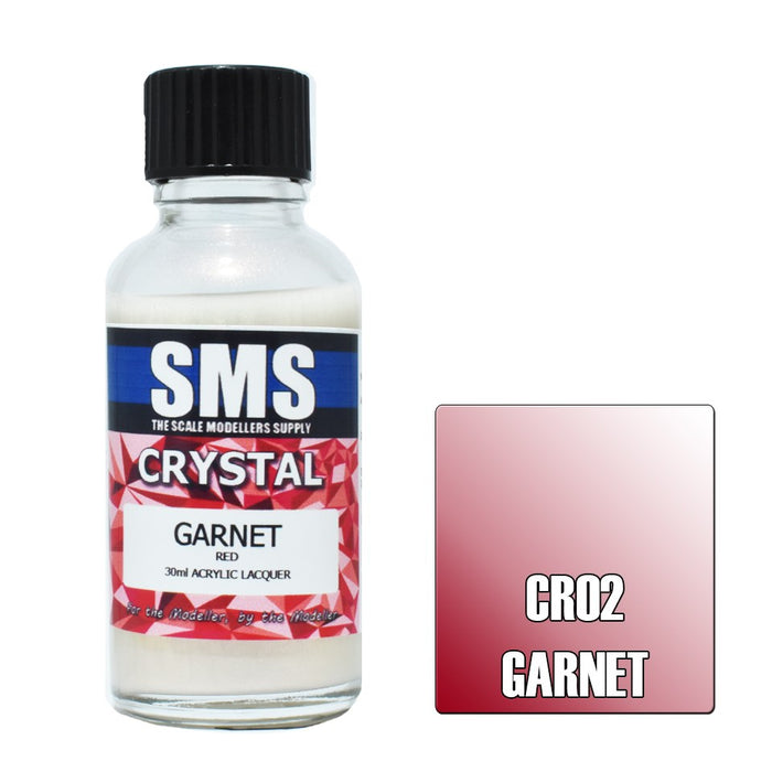 SMS CR02 Crystal GARNET (Red) 30ml