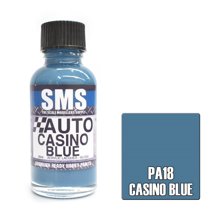 SMS PA18 Auto Colour CASINO BLUE 30ml