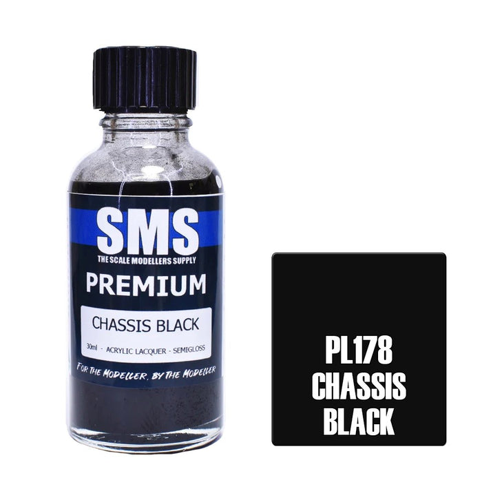 SMS PL178 Premium CHASSIS BLACK (Semi-Gloss) 30ml