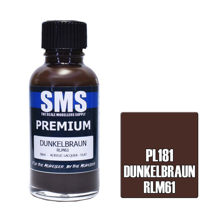SMS PL181 Premium DUNKELBRAUN (RLM 61) 30ml
