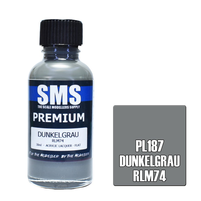 SMS PL187 Premium DUNKELGRAU (RLM 74) 30ml