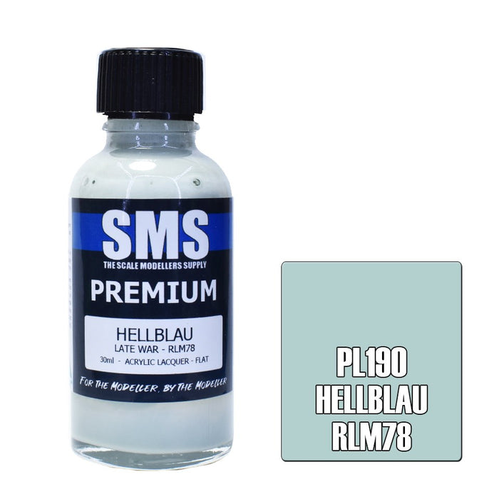 SMS PL190 Premium HELLBLAU (RLM 78) 30ml