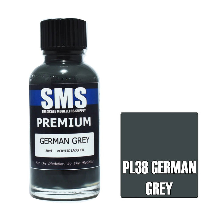SMS PL38 Premium GERMAN GREY (RAL 7021) 30ml