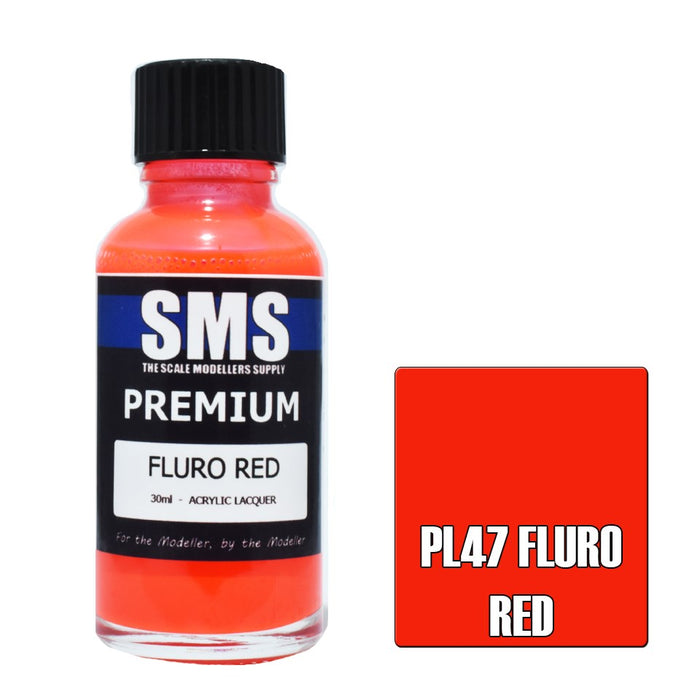 SMS PL47 Premium FLURO RED 30ml