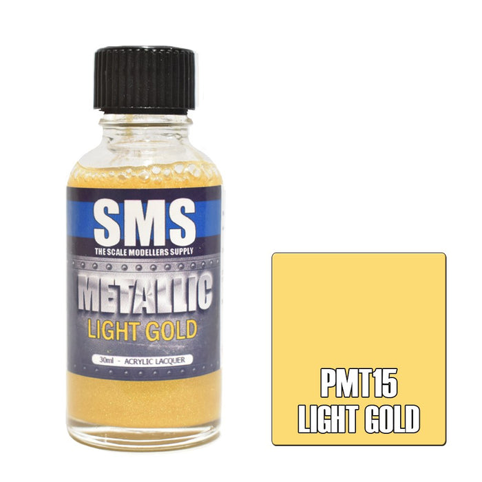 SMS PMT15 Metallic LIGHT GOLD 30ml