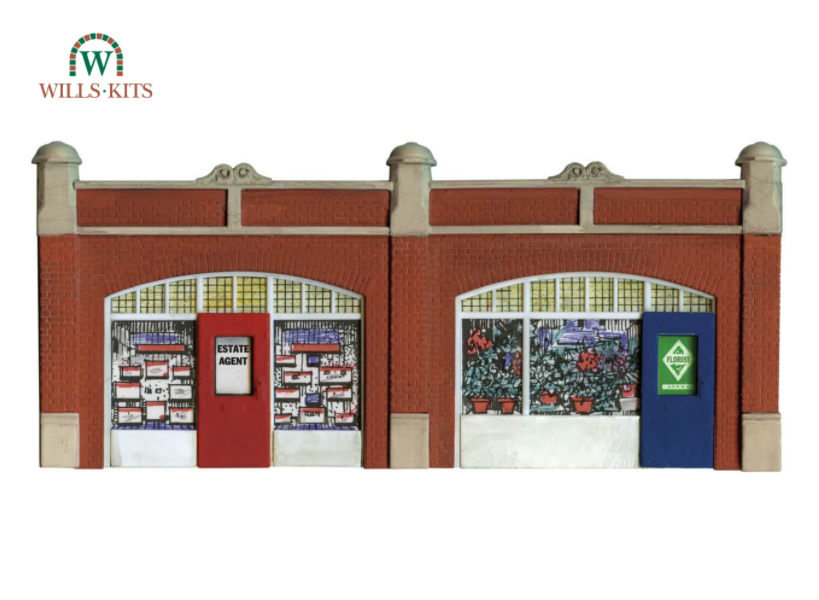 Wills SS18 OO Scenic Series Kit Station Forecourt Shop Fronts