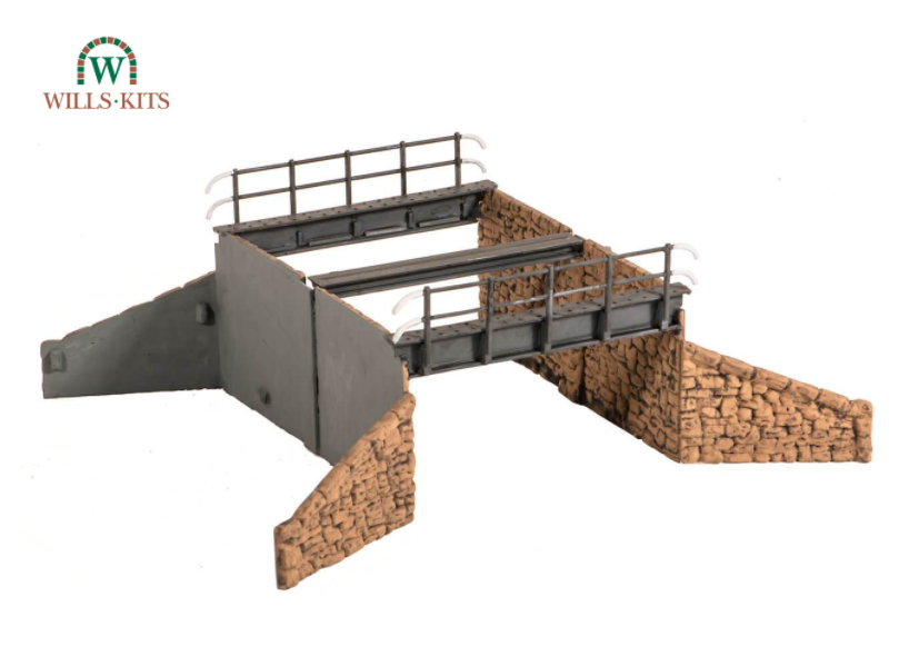 Wills SS32 OO Scenic Series Kit Occupational Bridge With Stone Abutments