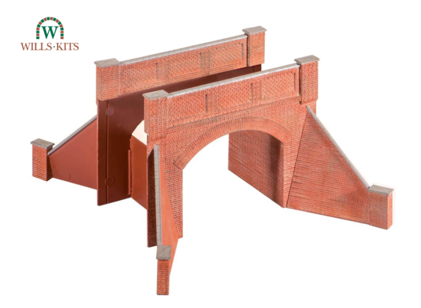 Wills SS53 OO Scenic Series Kit Brick Arch Bridge with Abutments
