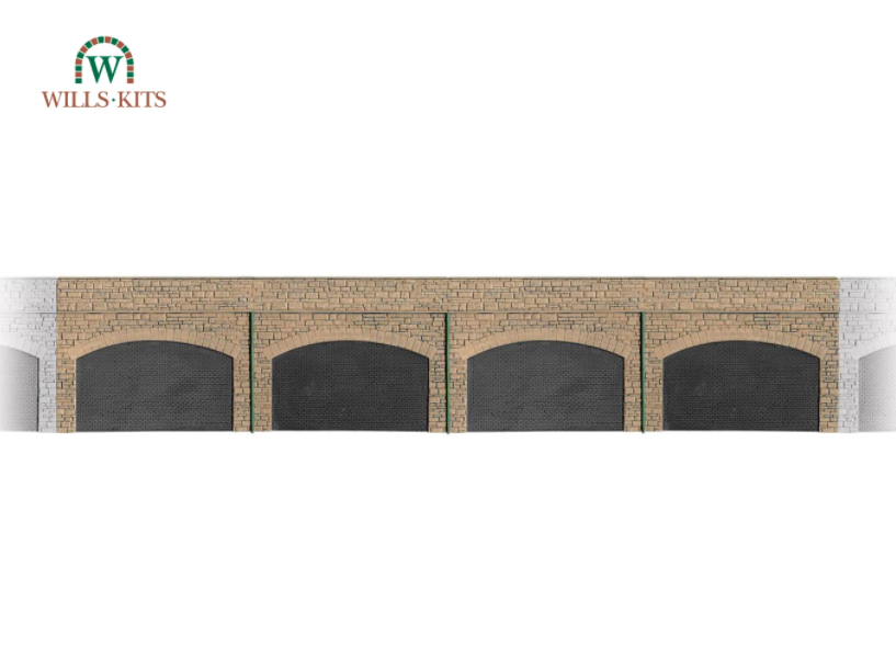 Wills SS69 OO Scenic Series Kit Stone Retaining Arches