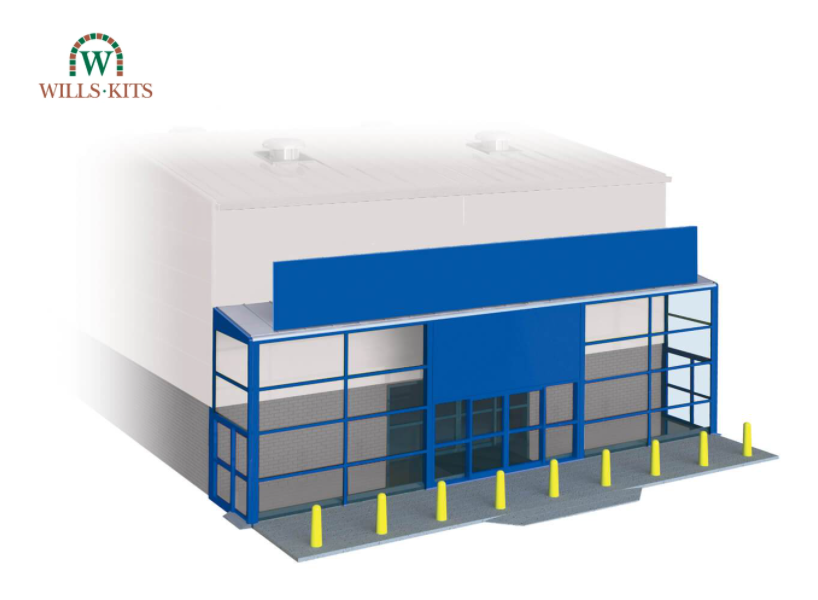 Wills SSM310 OO Supermarket Frontage - Modern Series Kit