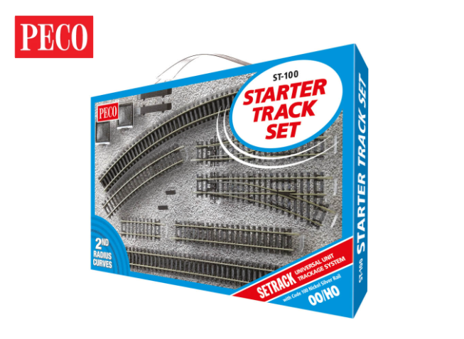Peco ST-100 OO Setrack Starter Track Set, 2nd Radius (Code100)