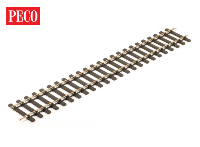 Peco ST-700 O Setrack Standard Straight (Code124) Bullhead Rail