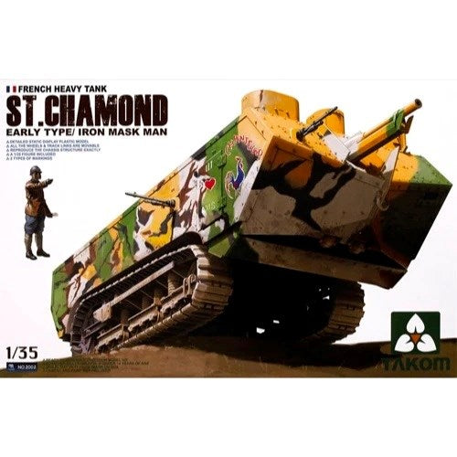 Takom 2012 1:35 St. Chamond WWI French Tank Late Type