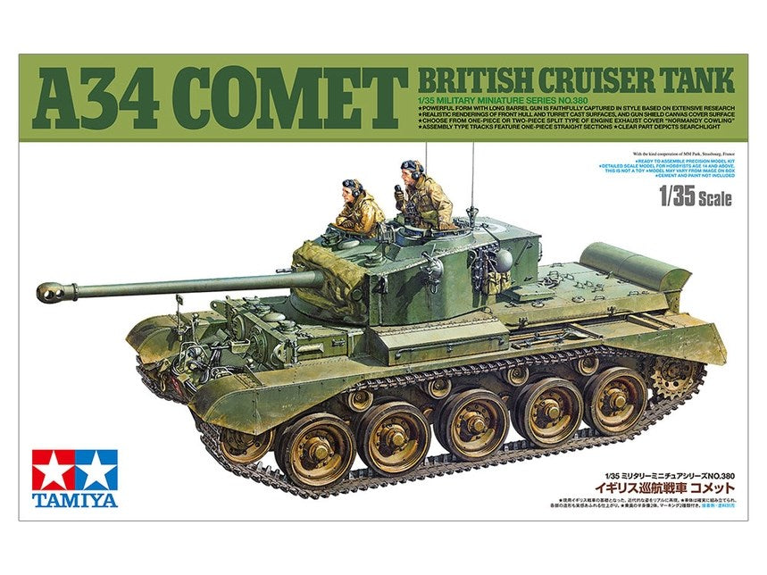 Tamiya 35380 1:35 British Tank A34 Comet