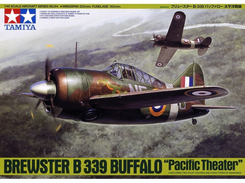 Tamiya 61094 1:48  Brewster B-339 Buffalo "Pacific Theater"