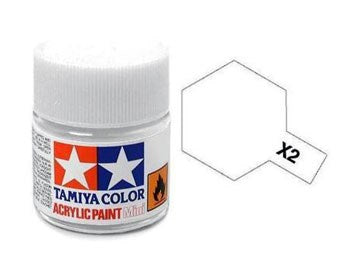 Tamiya X2 White Acrylic Paint - 10ml