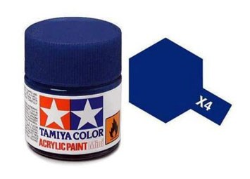 Tamiya X4 Blue Acrylic Paint - 10ml