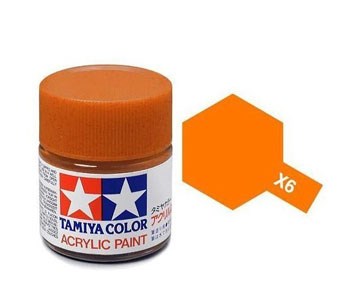Tamiya X6 Orange Acrylic Paint - 10ml
