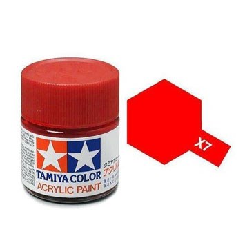 Tamiya X7 Red Acrylic Paint - 10ml