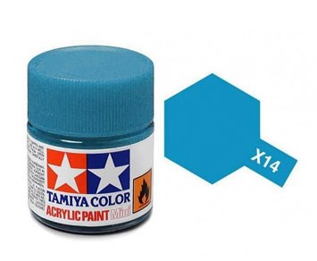 Tamiya X14 Sky Blue Acrylic Paint - 10ml