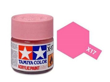 Tamiya X17 Pink Acrylic Paint - 10ml