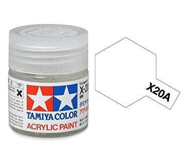 Tamiya 81520 X20A Acrylic Thinner - 10ml