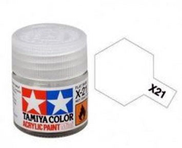 Tamiya X21 Flat Base Acrylic Paint - 10ml