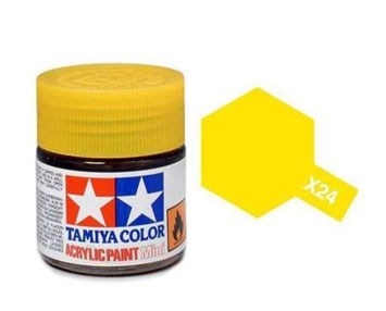 Tamiya X24 Clear Yellow Acrylic Paint - 10ml