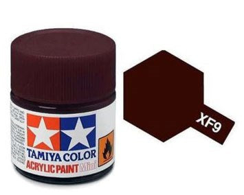 Tamiya XF9 Hull Red Acrylic Paint - 10ml