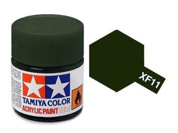 Tamiya XF11 J.N. Green Acrylic Paint - 10ml
