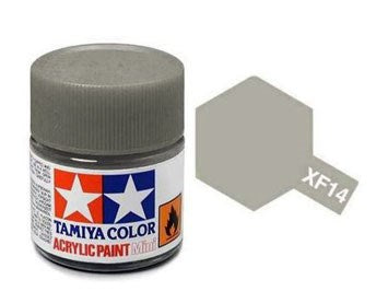 Tamiya XF14 J.A. Grey Acrylic Paint - 10ml