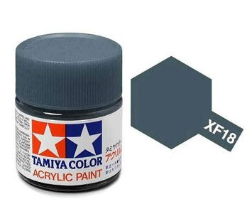 Tamiya XF18 Medium Blue Acrylic Paint - 10ml
