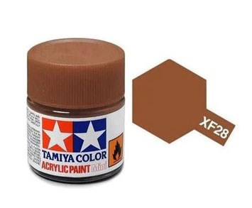 Tamiya XF28 Dark Copper Acrylic Paint - 10ml