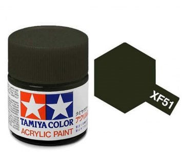 Tamiya XF51 Khaki Drab Acrylic Paint - 10ml